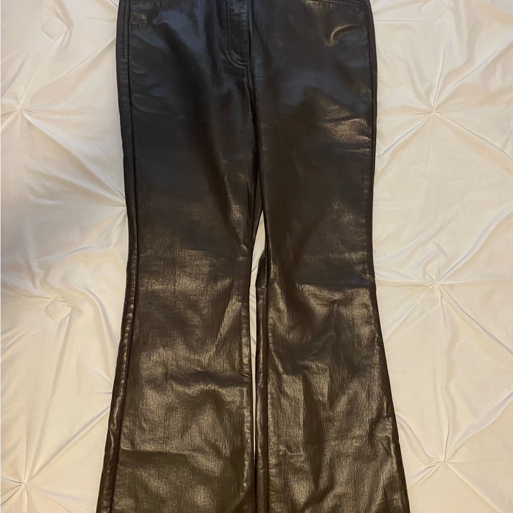 Aritzia Wilfred Leather look pants - size 6